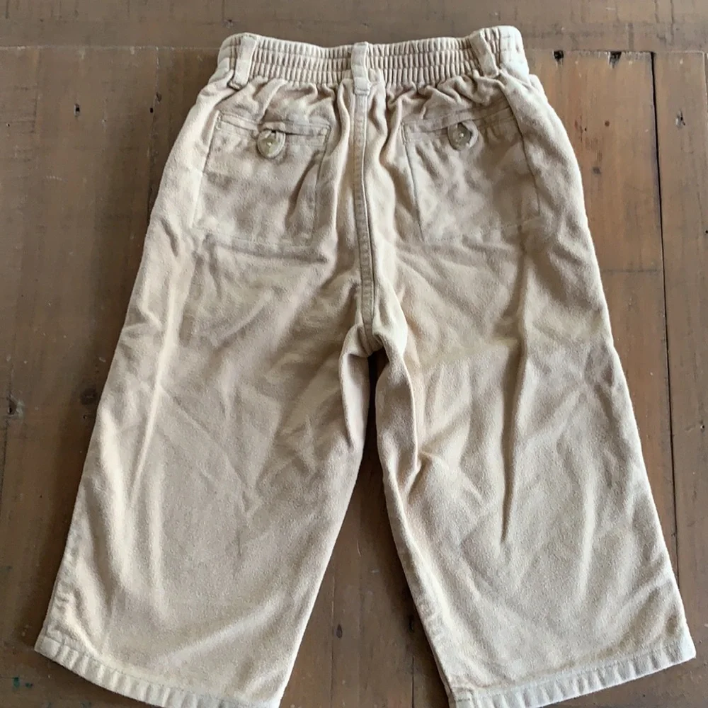 Janie and jack nubby cotton khaki pants